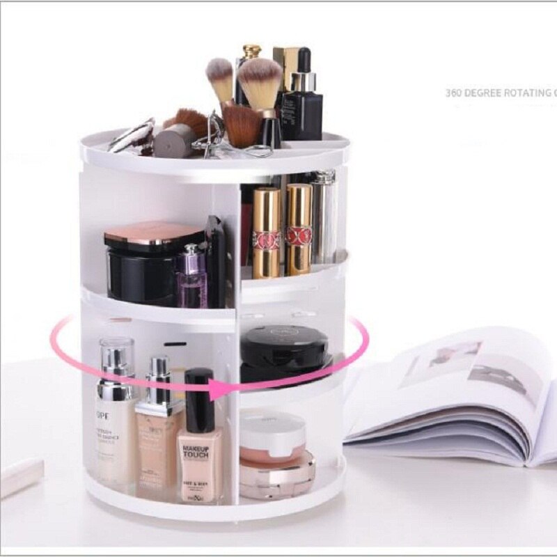360° Rotating Organizer (Makeup Cosmetic Storage Box)